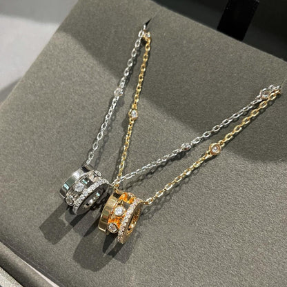 [⭐Lioran]CHAIN MOVE ROMANE PEDAND NECKLACE