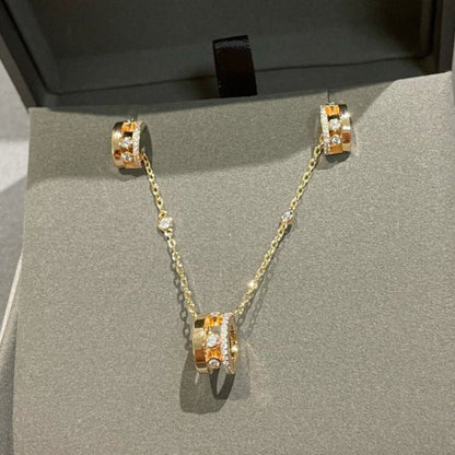 [⭐Lioran]CHAIN MOVE ROMANE PEDAND NECKLACE