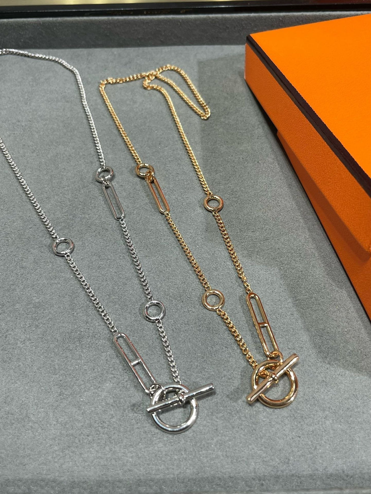 [⭐Lioran]HM STERLING CHAINE D'ANCRE HEART