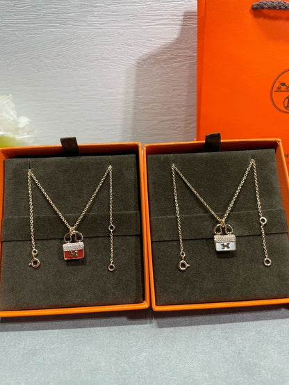 [⭐Lioran]H CIRCE MOISSANITE PENDANT NECKLACE GOLD