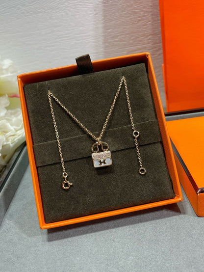 [⭐Lioran]H CIRCE MOISSANITE PENDANT NECKLACE GOLD