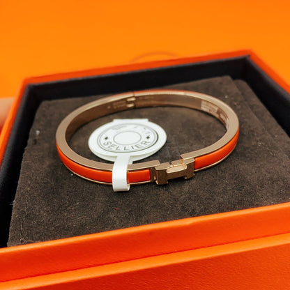 [⭐Lioran]CLASSIC HM CLIC RED 8MM ENAMEL BRACELET