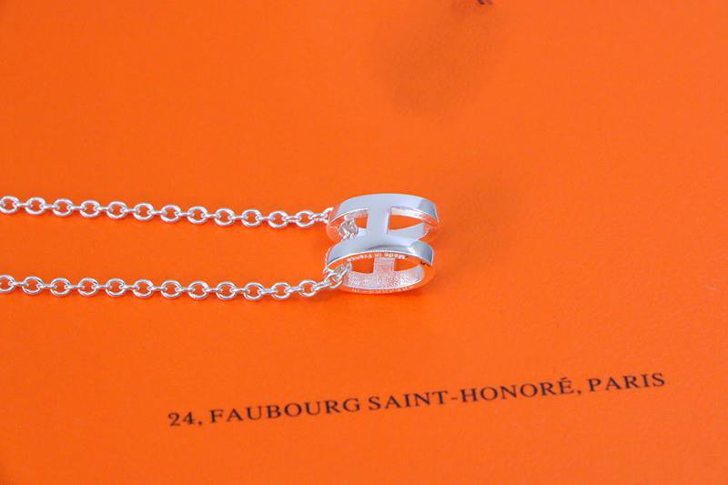 [⭐Lioran]HM NECKLACE H LETTER OVAL SERIES