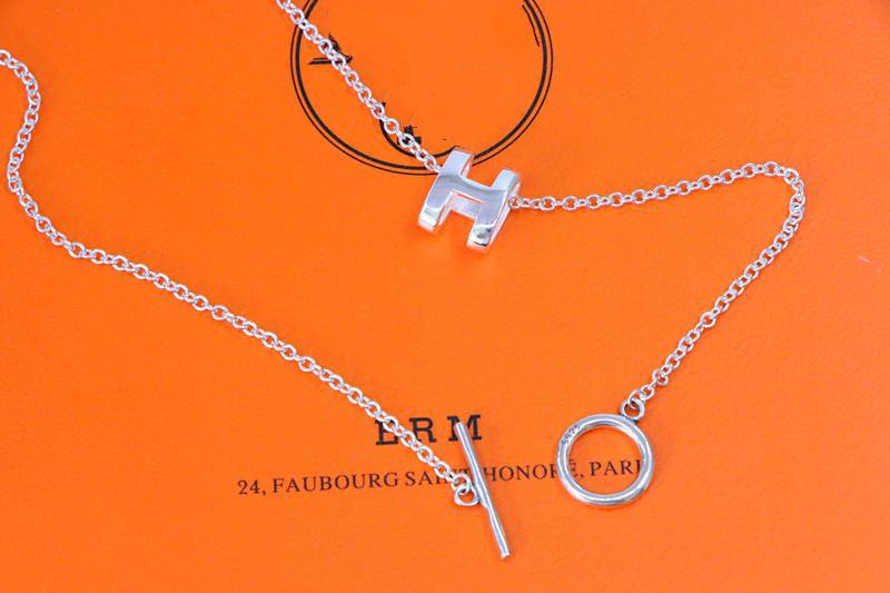 [⭐Lioran]HM NECKLACE H LETTER OVAL SERIES