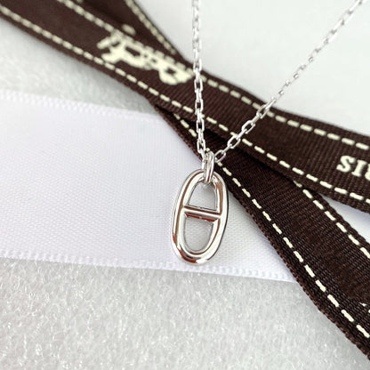 [⭐Lioran]HM PIG NOSE NECKLACE