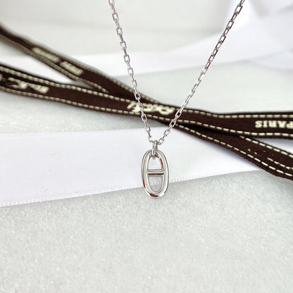 [⭐Lioran]HM PIG NOSE NECKLACE