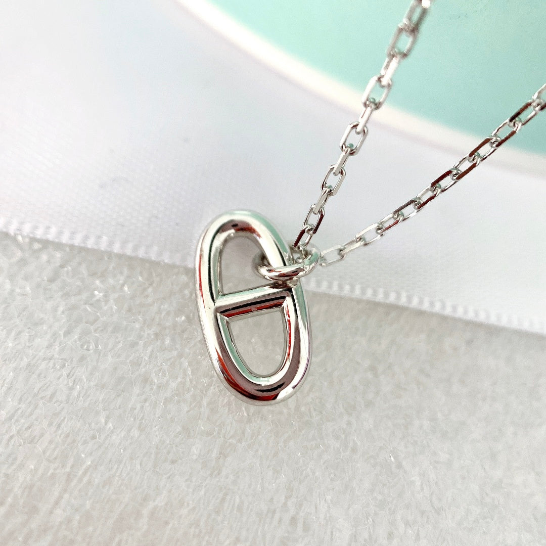 [⭐Lioran]HM PIG NOSE NECKLACE