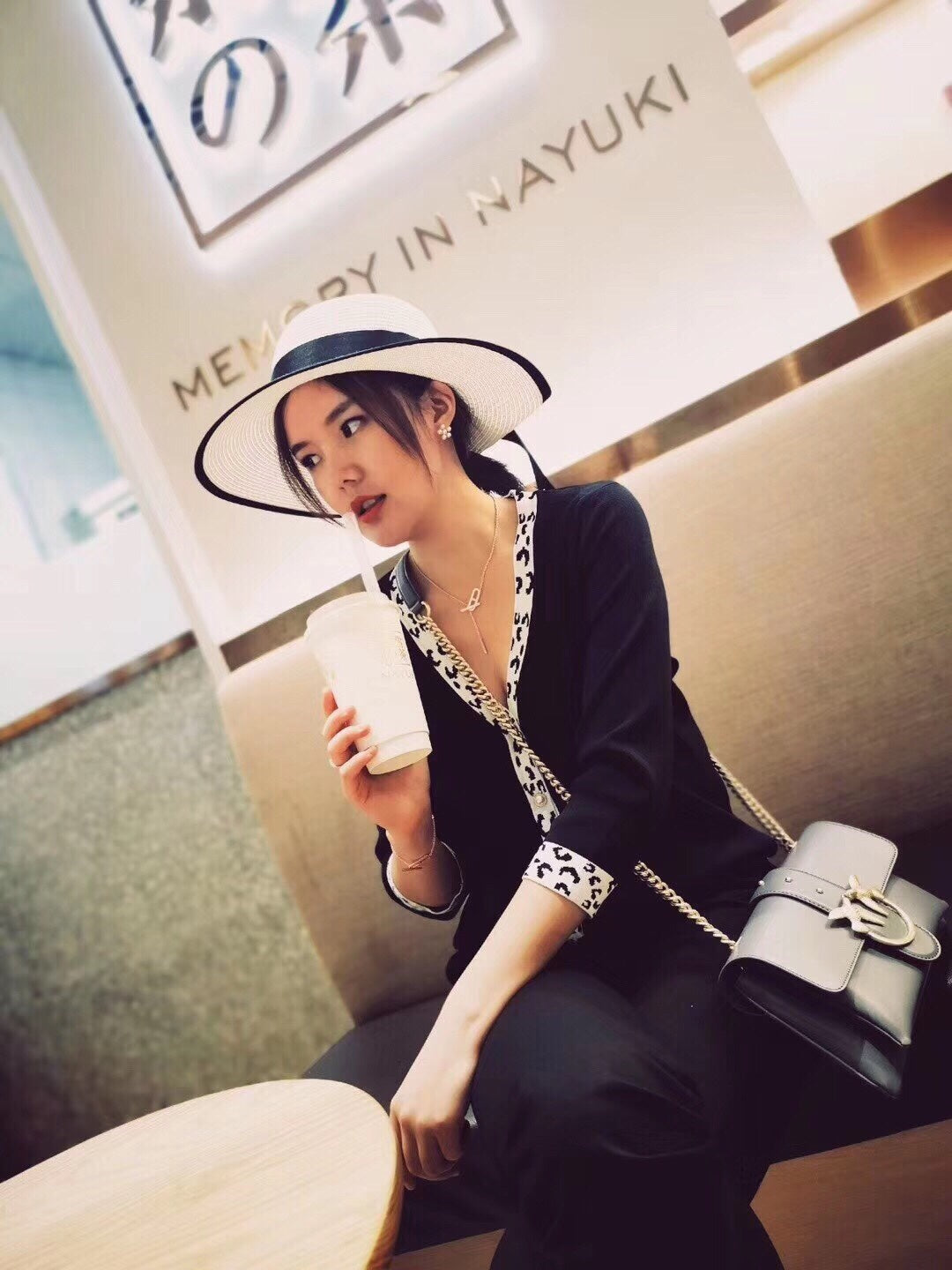 [⭐Lioran]HM FIRE PIG NOSE NECKLACE TRENDY STREET