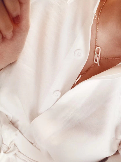 [⭐Lioran]HM FIRE PIG NOSE NECKLACE TRENDY STREET