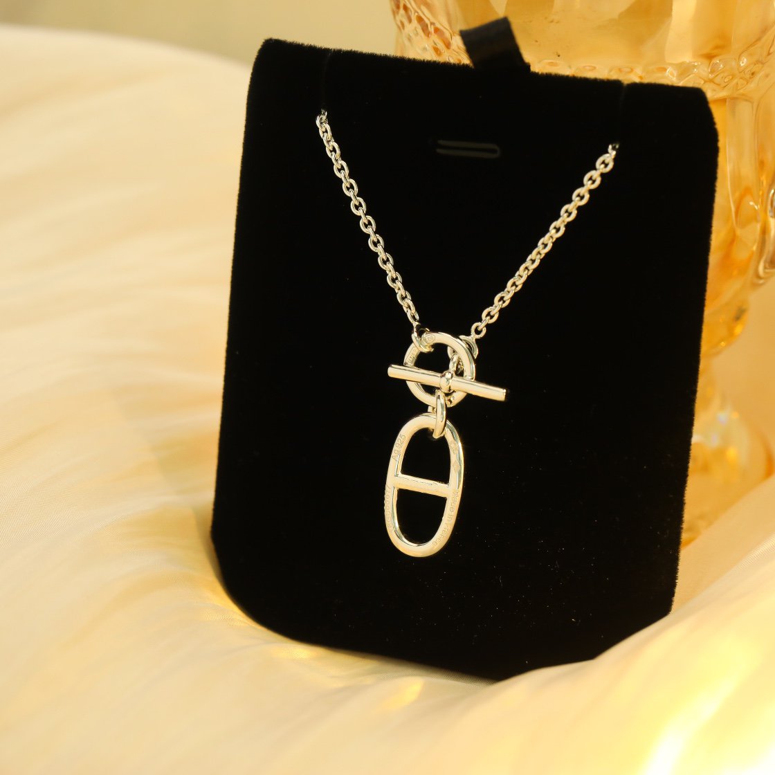 [⭐Lioran]HM CHAINE D'ANCRE PENDANT NECKLACE STERLING SILVER