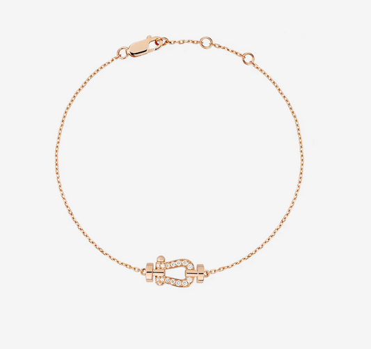 [⭐Lioran]FORCE 10 FULL DIAMOND BUCKLE CHAIN LINK MINI MODEL