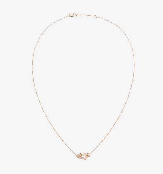 [⭐Lioran]FORCE 10 DIAMOND PINK GOLD NECKLACE MINI MODEL