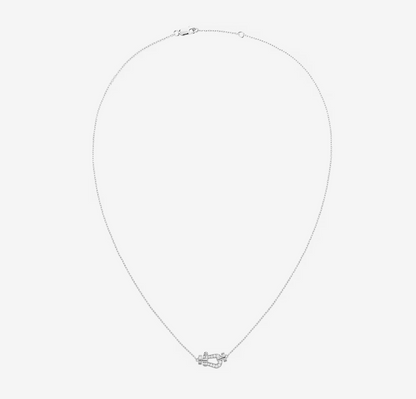 [⭐Lioran]FORCE 10 DIAMOND SILVER NECKLACE MINI MODEL