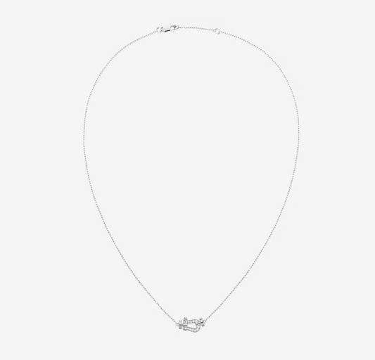 [⭐Lioran]FORCE 10 DIAMOND SILVER NECKLACE MINI MODEL