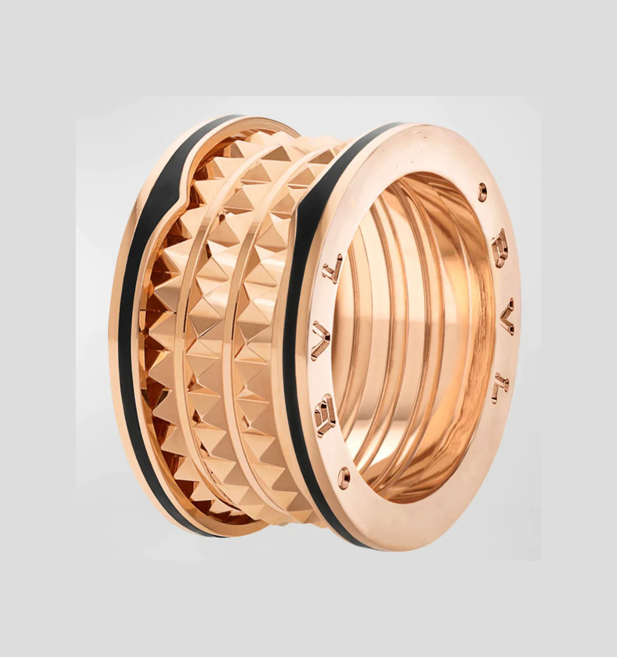 [⭐Lioran]ZERO 1 ROCK BLACK CERAMIC PINK GOLD LARGE MODEL