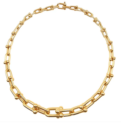 [Lioran]HARDWEAR PINK GOLD CHOKER