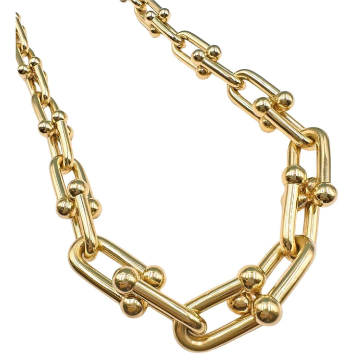 [Lioran]HARDWEAR PINK GOLD CHOKER