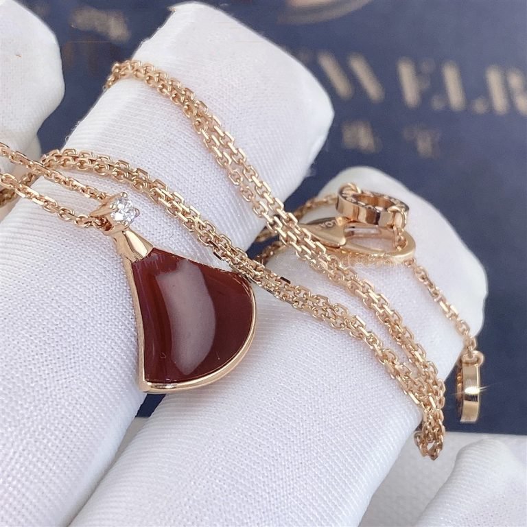 [⭐Lioran]DREAM NECKLACE CARNELIAN 1 DIAMOND