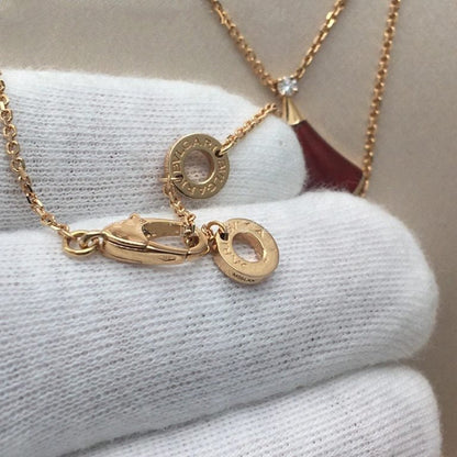 [⭐Lioran]DREAM NECKLACE CARNELIAN 1 DIAMOND