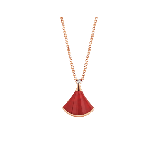 [⭐Lioran]DREAM NECKLACE CARNELIAN 1 DIAMOND