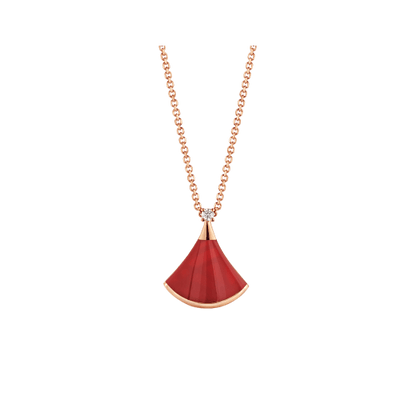 [⭐Lioran]DREAM NECKLACE CARNELIAN 1 DIAMOND