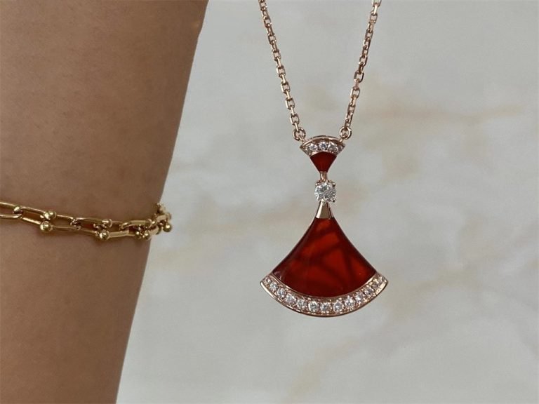 [⭐Lioran]DREAM NECKLACE CARNELIAN DIAMOND
