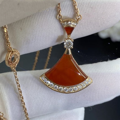 [⭐Lioran]DREAM NECKLACE CARNELIAN DIAMOND