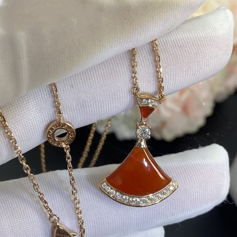 [⭐Lioran]DREAM NECKLACE CARNELIAN DIAMOND