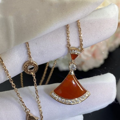 [⭐Lioran]DREAM NECKLACE CARNELIAN DIAMOND