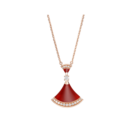 [⭐Lioran]DREAM NECKLACE CARNELIAN DIAMOND