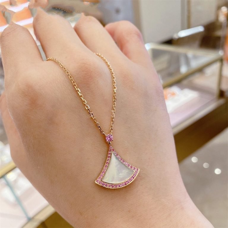 [⭐Lioran]DREAM NECKLACE MOP DIAMOND PINK