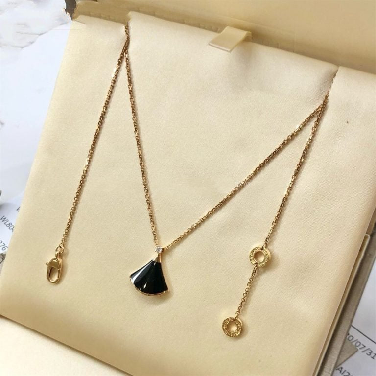 [⭐Lioran]DREAM NECKLACE ONYX 1 DIAMOND