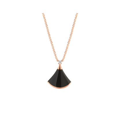 [⭐Lioran]DREAM NECKLACE ONYX 1 DIAMOND