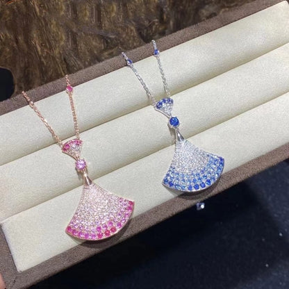[⭐Lioran]DREAM NECKLACE AGATE SILVER DIAMOND