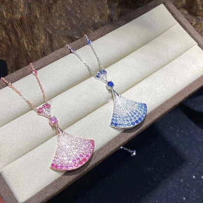 [⭐Lioran]DREAM NECKLACE AGATE SILVER DIAMOND