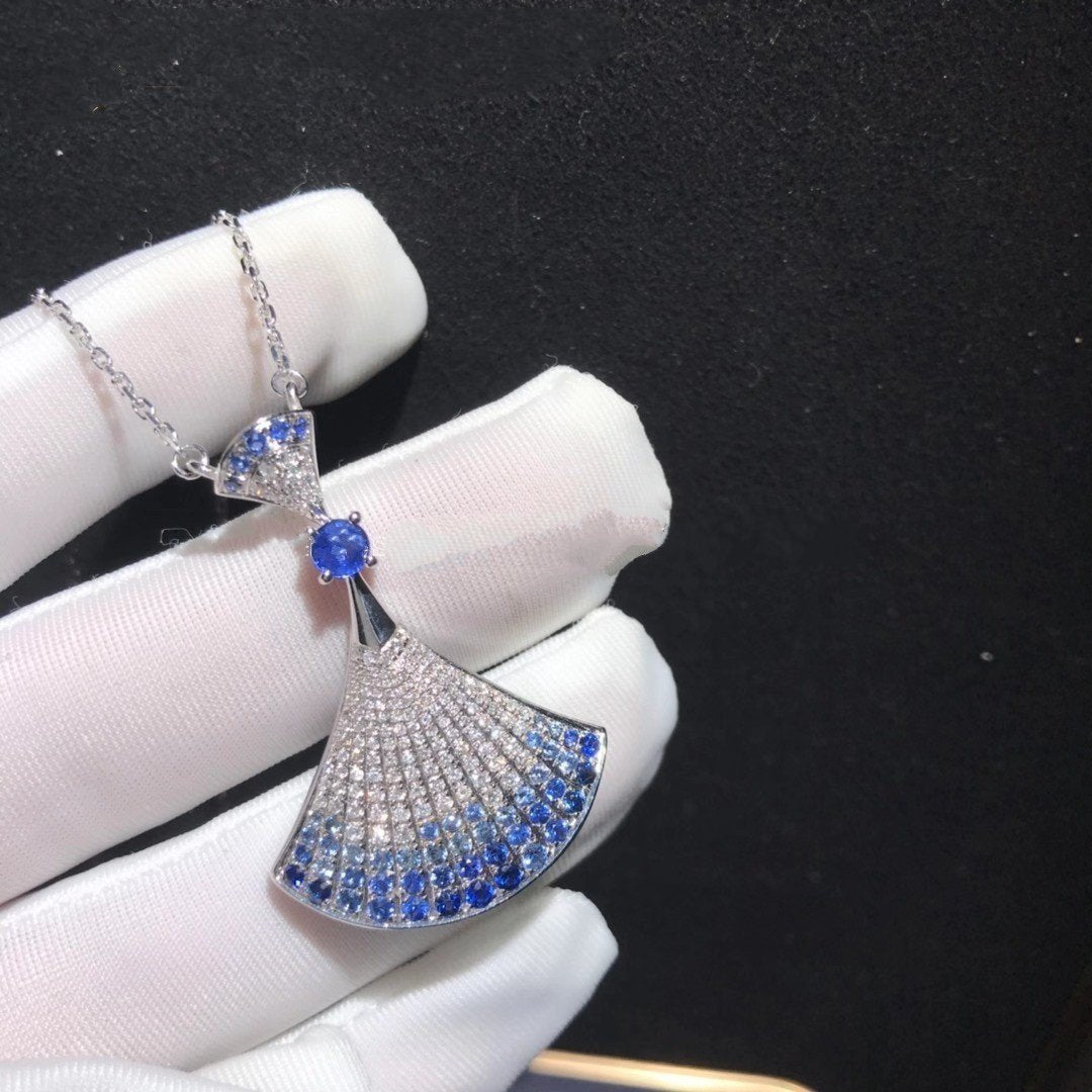 [⭐Lioran]DREAM NECKLACE AGATE SILVER DIAMOND