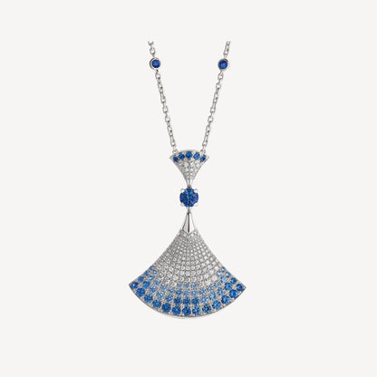 [⭐Lioran]DREAM NECKLACE AGATE SILVER DIAMOND