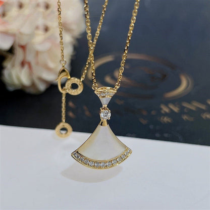 [⭐Lioran]DREAM NECKLACE MOP GOLD DIAMOND