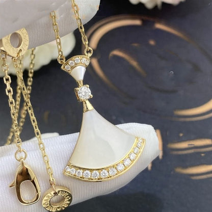 [⭐Lioran]DREAM NECKLACE MOP GOLD DIAMOND
