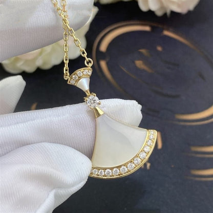 [⭐Lioran]DREAM NECKLACE MOP GOLD DIAMOND