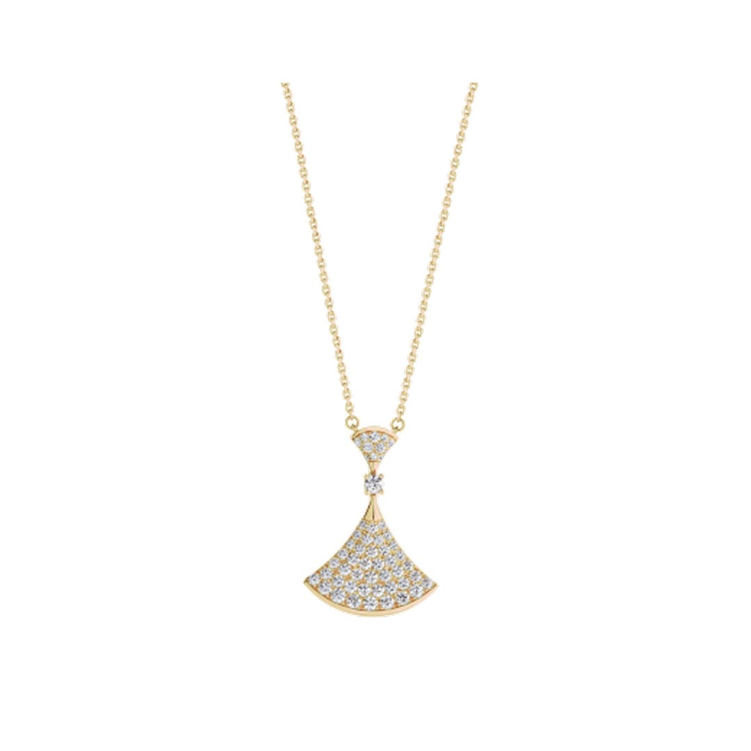 [⭐Lioran]DREAM NECKLACE GOLD FULL DIAMOND