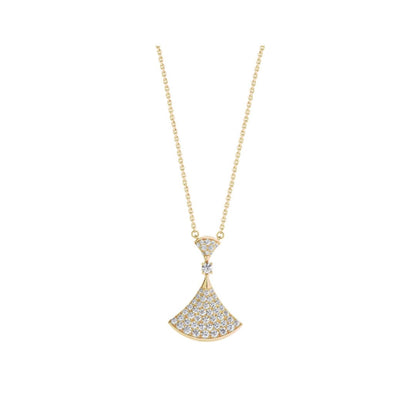 [⭐Lioran]DREAM NECKLACE GOLD FULL DIAMOND