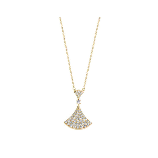 [⭐Lioran]DREAM NECKLACE GOLD FULL DIAMOND
