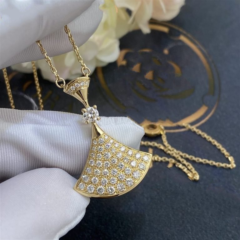 [⭐Lioran]DREAM NECKLACE GOLD FULL DIAMOND