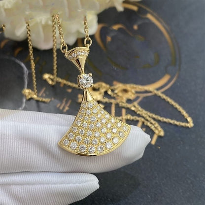 [⭐Lioran]DREAM NECKLACE GOLD FULL DIAMOND