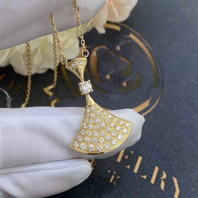 [⭐Lioran]DREAM NECKLACE GOLD FULL DIAMOND