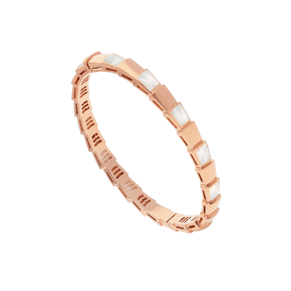 [⭐Lioran]SERPENTI BRACELET PINK GOLD MOP
