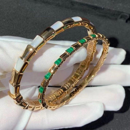[⭐Lioran]SERPENTI BRACELET PINK GOLD MOP