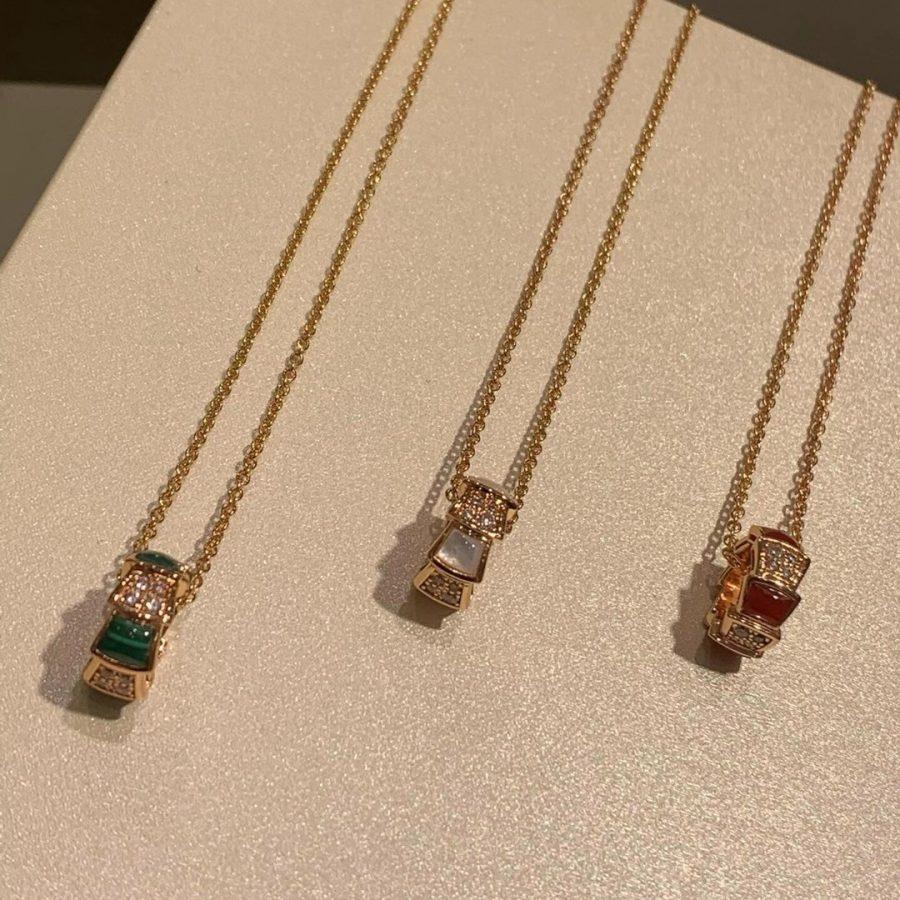 [⭐Lioran]SERPENTI PEDANT DIAMOND NECKLACE