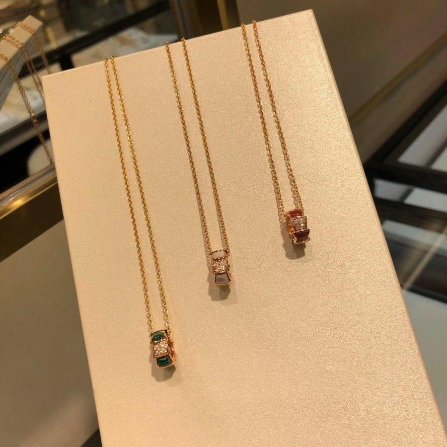 [⭐Lioran]SERPENTI PEDANT DIAMOND NECKLACE